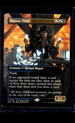 2024 MTG Magic The Gathering SPG Special Guests Borderless #36 Notion Thief - Image 1