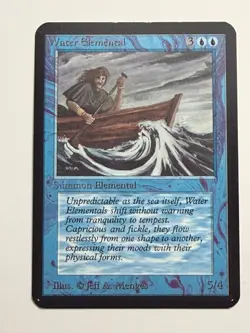 Water Elemental Alpha LP MTG Magic the Gathering - Image 1
