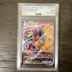 Machamp VMAX #072 AGS 10 GEM MINT - 2022 Japanese VSTAR Universe Pokemon Card - Image 1