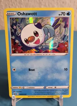 Oshawott Black Star Promo Holo Rare SWSH222 Sword & Shield Pokemon Card - Image 1