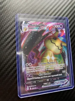 Mimikyu VMAX 069/172 - Brilliant Stars - Ultra Rare Holo Pokemon Card Near Mint - Image 1