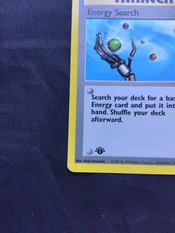 Pokemon Cards: Fossil 1st Edition Common: Energy Search 59/62 - Image 5