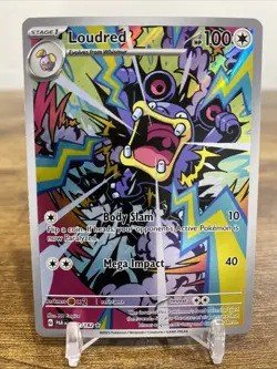 Loudred 212/182 SV04: Paradox Rift Holo Pokemon TCG - Image 1