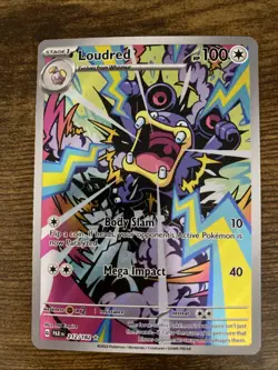 Loudred 212/182 SV04: Paradox Rift Holo Pokemon TCG - Image 2