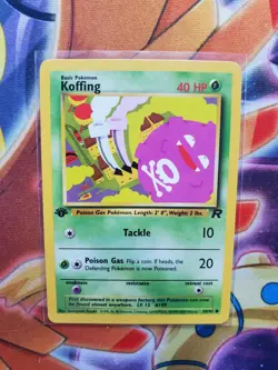 Pokemon TCG Team Rocket Koffing 1st Edition 58/82 - Image 1