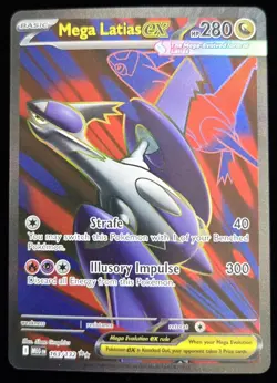 Pokemon TCG: Mega Evolution - Mega Latias ex (163/132) Full Art Ultra Rare Holo - Image 1