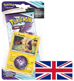 Pokemon SWSH6 Chilling Reign Checklane Blister Morpeko EN- NEU & OVP - Image 1