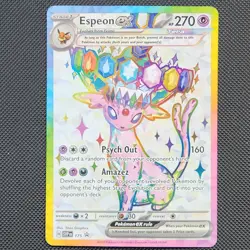 Espeon EX Black Star Promo SVP 175 Pokemon TCG Prismatic Evolutions - Image 1