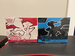 Pokemon Center Black Bolt and White Flare ETB Bundle (SEALED & UNOPENED) - Image 1
