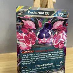 Pecharunt EX 039/064 - Pokemon TCG SV: Shrouded Fable - Holo Half Art NM - Image 2