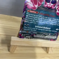 Pecharunt EX 039/064 - Pokemon TCG SV: Shrouded Fable - Holo Half Art NM - Image 3