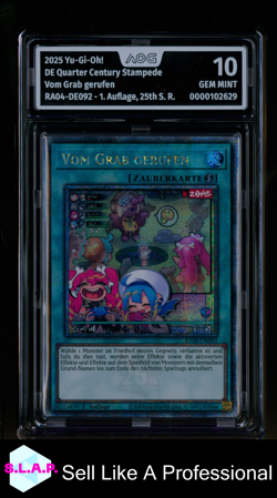VOM GRAB GERUFEN YU-GI-OH! RA04-DE092 2025 QUARTER CENTURY STAMPEDE DE AOG 10 - Image 1