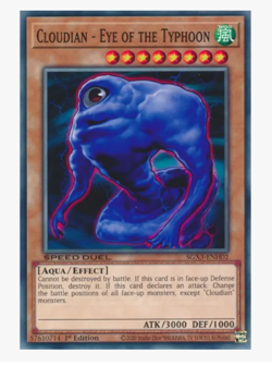 x3 Cloudian - Eye of the Typhoon SGX3-ENH02 Common YuGiOh - Image 1