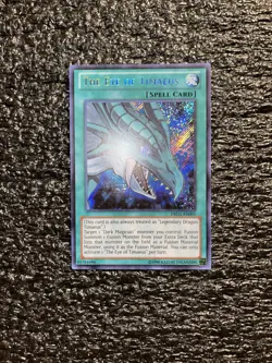 Yugioh! The Eye of Timaeus DRLG-EN005 Secret Rare 1st Edition Light Play - Image 1