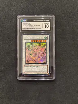 Stardust Dragon 2008 1st Edition TDGS EN040 Ghost Rare CGC 10 POP 1 Yugioh - Image 1
