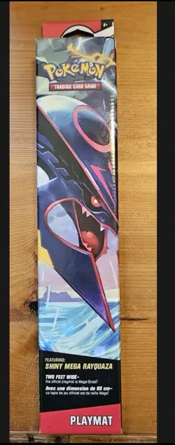 Pokemon TCG Shiny Mega Rayquaza Premium Playmat New in Box Trading Card Pokemon - Image 1