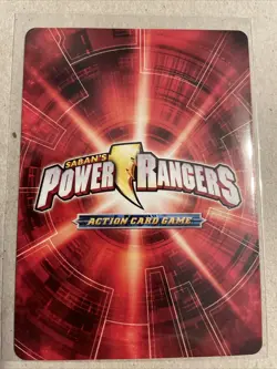 2013 Saban's Power Rangers - Action Card Game Yellow Megaforce Ranger #1-109 2rz - Image 2
