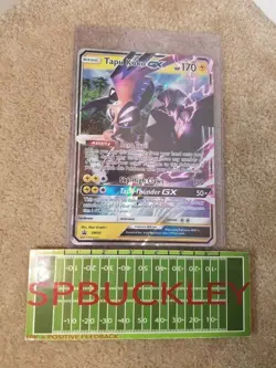 JUMBO OVERSIZED 2017 POKEMON BLACK STAR PROMO TAPU KOKO GX FA HOLO CARD, SM50 - Image 1