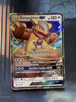 Pokemon Card Kangaskhan GX SM188 Black Star Promo Jumbo Oversized💎LP MP+💎 - Image 1