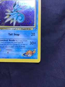 Pokemon Cards: Gym Heroes 1st Edition Rare Holo: Misty's Seadra 9/132 - Image 5