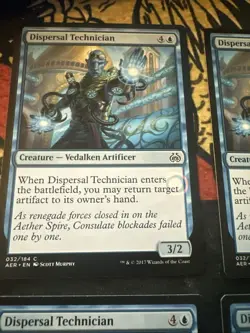 Mtg Magic Playset 4x Dispersal Technician Misprint Error Card Playset - Image 2