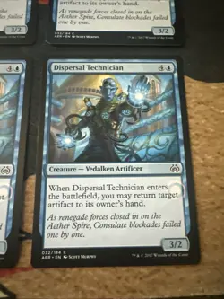 Mtg Magic Playset 4x Dispersal Technician Misprint Error Card Playset - Image 5