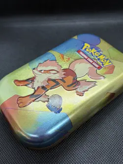 Pokemon TCG 151 Arcanine Mini Tin With Art Card and Coin - Image 2