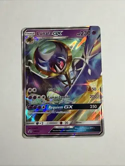 Pokemon Lunala GX - SM103 SM Black Star Promo Card - Image 1