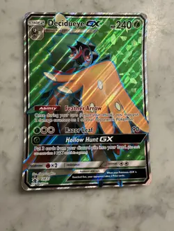 Pokemon JUMBO/OVERSIZED Card GX Decidueye SM37 - Image 1