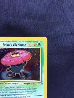 Pokemon Cards: Gym Heroes 1st Edition Rare Holo: Erika's Vileplume 5/132 - Image 4