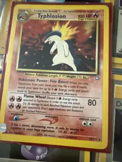 Pokemon Neo Genesis 2000 Typhlosion Holo Rare Card TCG 18/111 - Image 4