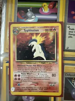 Pokemon Neo Genesis 2000 Typhlosion Holo Rare Card TCG 18/111 - Image 5