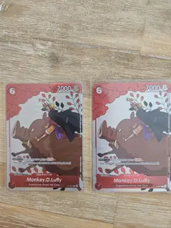 2x Monkey.D.Luffy (Gift Collection 2023) P-001 One Piece Promotion Cards Foil - Image 1