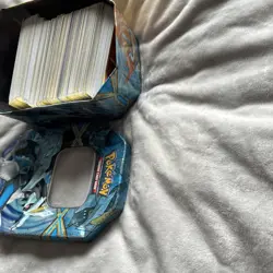 Full Tin Of Pokemon Cards 300+ No Energy/Code Cards Mixed Age TCG Xmas Gift (1) - Image 4