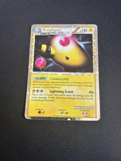 Pokemon Card HGSS Ampharos Prime Holo 105/123 Heartgold & Soulsilver - Image 2