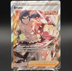 Bruno - 158/163 - Pokemon Battle Styles Sword & Shield Full Art Rare Card NM - Image 1