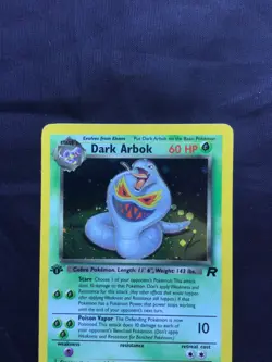 Pokemon Cards: Team Rocket 1st Edition Rare Holo: Dark Arbok 2/82 - Image 2