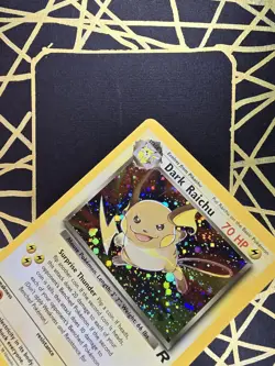 🔥 Dark Raichu 83/82 🔥 Original Holo Rare Team Rocket Set Pokemon Card WOTC TCG - Image 5
