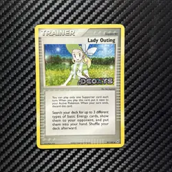 Lady Outing 87/107 Ex Deoxys Holo Pokemon TCG Pokemon Card (MYREF#4) - Image 1