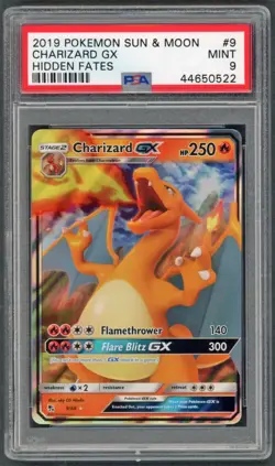 Pokemon Cards - PSA 9 Charizard GX 9/68 - Hidden Fates - MINT - PSA9 - Image 1