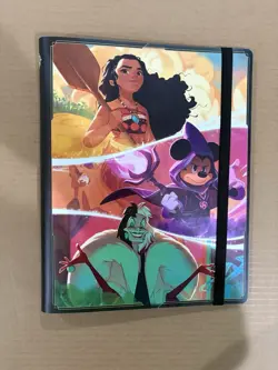 Disney Lorcana 9-Pocket Portfolio Iconic Characters Card Binder holds 252 cards - Image 1