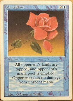 REVISED EDITION Vintage MtG Mana Short Unplayed NM - Image 1