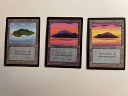 3x Island Beta MTG Magic the Gathering 3 LP/MP - Image 1