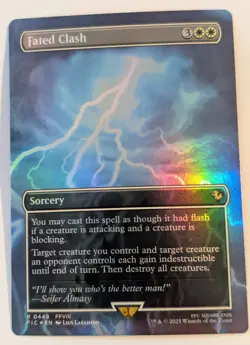 Fated Clash (Borderless) #449 (NM) Commander: FINAL FANTASY FIC FOIL MTG Magic - Image 1