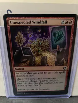 MTG: Unexpected Windfall Adventures in the Forgotten Realms Foil NM - Image 1