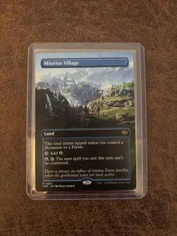 Mistrise Village (Borderless) Tarkir: Dragonstorm Regular - Image 1