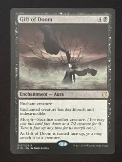 1x MTG Gift of Doom - Commander 2019 (C19) #17 - Magic the Gathering - Image 1