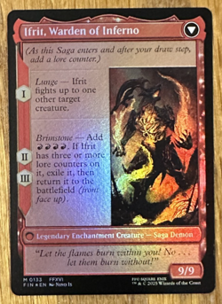 MTG Final Fantasy, Clive, Ifrit's Dominant / Ifrit, Warden of Inferno - Foil - Image 2