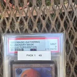 1993 Illusionary Mask PSA 9 MtG Magic: the Gathering WOTC - Image 2