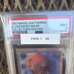 1993 Illusionary Mask PSA 9 MtG Magic: the Gathering WOTC - Image 3